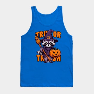 Trick or Trash Raccoon Tank Top